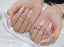 nailsalon amore 心斎橋店【長さだし/持ち込み/スカルプ/フィルイン/定額】/惑星ネイル18150円