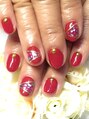 ヴェール 岡山店 my nail☆情熱の赤です～♪