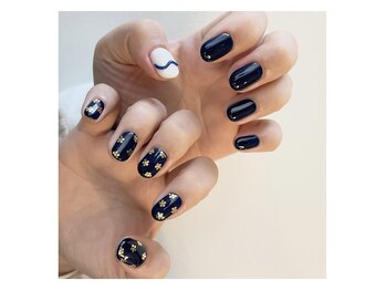 リッシュネイルアンドアイラッシュ グランデ(Riche nail&eyelash grande)/Flowerネイル