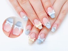 ネイルコレクション ピンク(Nail Collection Pink)/リボンネイル★バレエコア