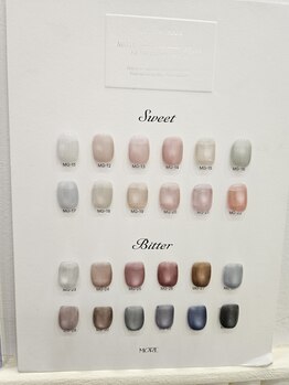 ナンバーヨン シブヤ(No.4 Shibuya)/マグネットネイルカラーチャート