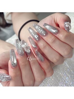 クイーンズビューティーサロン 新宿本店(Queen's beauty salon)/チップ長さ出し10本やり放題