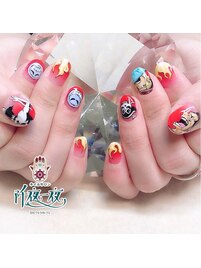 痛ネイル ワンピースネイル