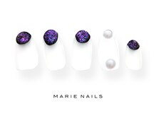 マリー ネイルズ いわきラトブ店(MARIE NAILS)/定額5500円税込　パープル0708a