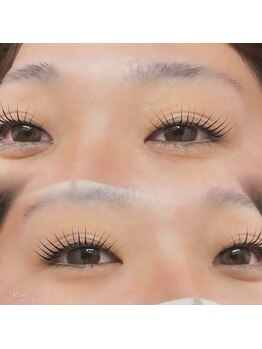 リムプラス 富田店(Rim+)の写真/「なりたい」を叶える！ナチュラルな仕上がりで、自まつげが伸びたような自然な目元へ。