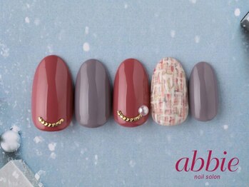 ネイルサロン アビー グランデュオ蒲田店(abbie)/【ピンクツイード】¥10736