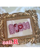 ネイルアール(nail R)/ドットのバレンタインネイル♪
