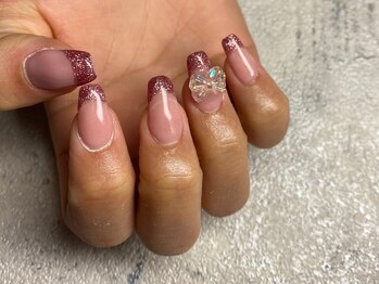 ネイルサロン フィフスアベニュー(Fifth Avenue)/ラメフレンチ