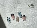 ダルメシアンネイル