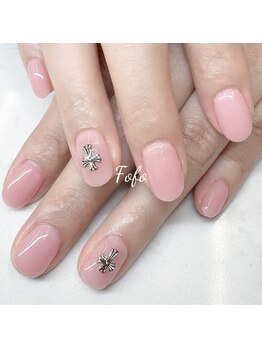 フォフォネイル 自由が丘(Fofo nail)/【ふんわりワンカラー】