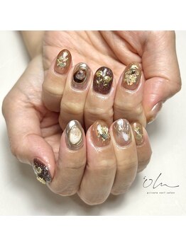 オーロラネイル/持ち込みネイル