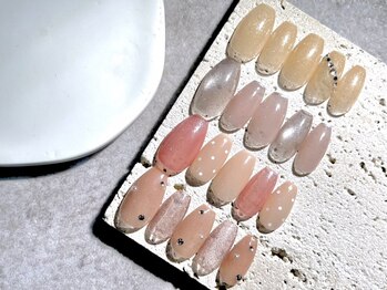 クレオ(Cleo)の写真/オフィスネイルにぴったりの【オフィス・ワンホン定額コース】★丁寧なケアで浮きにくいモチの良さを実感！