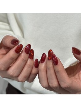 ミントリーフ バイ リート(Mint leaf by Reat)/バレンタインネイル