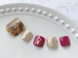 べっ甲ネイル・フットネイル