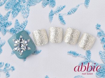 ネイルサロン アビー グランデュオ蒲田店(abbie)/【雪の結晶フット】¥13519