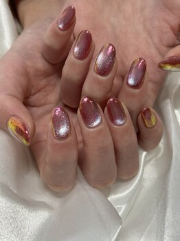 ビーカラフル 渋谷店(Becolorful)/マグネットミラーネイル