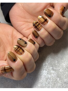 レッシュネイル サロンアンドスクール(RECH NAIL salon&school)/チェックネイル☆