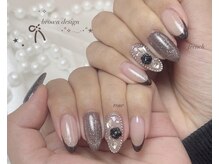 ユジャスタイル 中井町店(Yooja style)の雰囲気（saki定額デザイン/ブラウン/フレンチ/薔薇ネイル/フラッシュマグ）