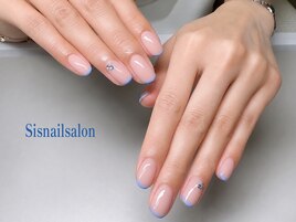 お客様ネイル6900円ストーン追加