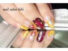 ネイルサロン ビビ(bibi)/秋のニュアンスネイル♪