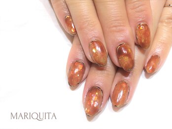 ネイルサロン マリキータ(MARIQUITA)/ニュアンス/アンティーク/べっ甲