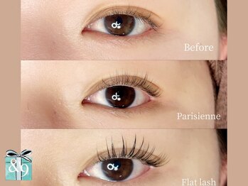 アンドナイン(AND NINE)の写真/持続力◎【パリエクorアンドヘルシー】100種ロッドで下がりまつ毛も解消!“唯一無二のぱっちり目元”へ