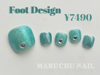 マルチューネイル 池袋(MARUCHU NAIL)/フット定額デザイン