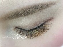 アイラッシュサロン ブラン イオン上越店(Eyelash Salon Blanc)/【4D】ブラウン＆オレンジ