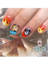 ネイルサロン 阡夜一夜/痛ネイル ワンピースネイル