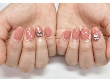 アイリッシュネイル 久屋大通店(Irish Nail)/mao×ビジュー盛り