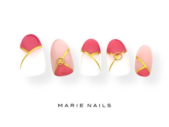 マリー ネイルズ いわきラトブ店(MARIE NAILS)/定額6600税込　ピンク0708b