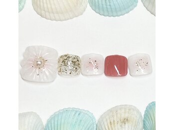 ラヴィネイル 四条烏丸店 メリー(La Vie Nail merry)/2024年夏フット