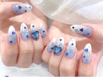 アンジュ(Ange)の写真/持ち込み◎90分つけ放題9300円!手描きアートからトレンドネイルも♪理想の世界観を叶え,指先にときめきを☆