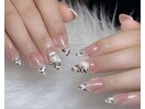 自爪アートやり+パーツつけ放題