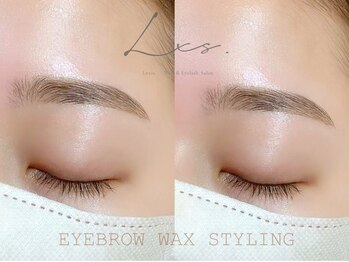 ラグシス(Luxis.)の写真/自眉毛を活かしたナチュラル眉毛が人気♪フィルムWAXで痛みも最小限に軽減したWAX使用◎