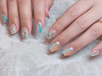 アミュレット(amulet)/ダブルグラデーションネイル
