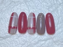 レイネイル レイアイ 各務原店(RAY NAIL & ray eye)/10月定額トレンドデザインコース