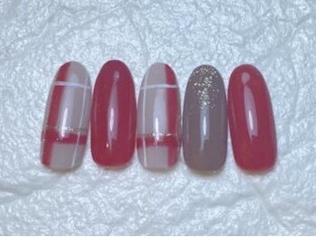 レイネイル レイアイ 各務原店(RAY NAIL & ray eye)/10月定額トレンドデザインコース