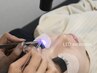 【LEDマツエク】自社開発のLEDで装着するフラットラッシュ｜上120本｜¥5650