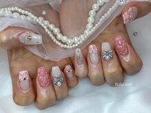 フフネイル(fufu nail)/千鳥柄ネイル