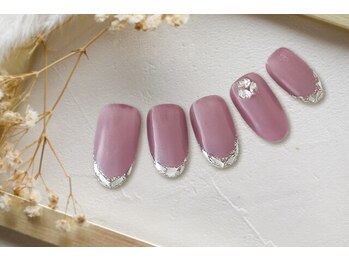 FASTNAIL松戸駅西口店【パラジェル/ジェルネイル専門/定額/マグネット/フットネイル】/ひまわり ミラー 【11934】