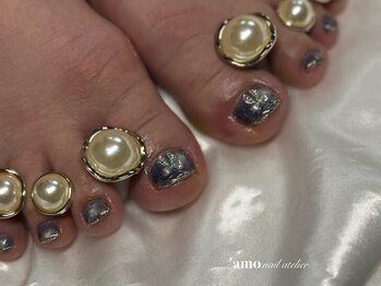 アモネイルアトリエ('amo nail atelier)/リボン