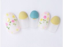 ネイルサロン ドレリッチ 大宮店(drerich)/挿し花ネイル