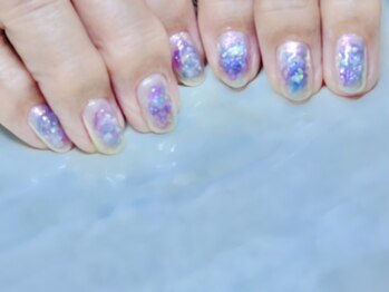 2M ネイル アトリエ(2M NAIL ATELIER)/ホログラム オーロラ ちゅるん