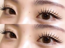 まつげパーマ4000円/フラット100本4720円/パリエク9450円/4Dボリュームラッシュ80束7180円