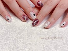 エブリデイビューティ 池袋店(EveryDay Beauty)/ボルドーチェックデザイン