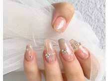 ネイルアンドアイラッシュスタジオ シュシュ(chouchou)/ベース有りラメグラVカット