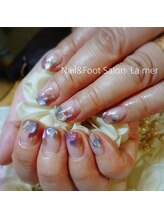 ネイルサロン ラ メール(Nail Salon La mer)/【ジェル】　指先の彩り