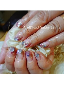ネイルサロン ラ メール(Nail Salon La mer)/【ジェル】　指先の彩り