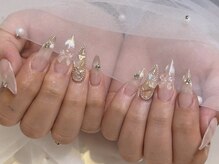 アイネイルズ 四条河原町店(I-nails)/キラキラマグネットフレンチ